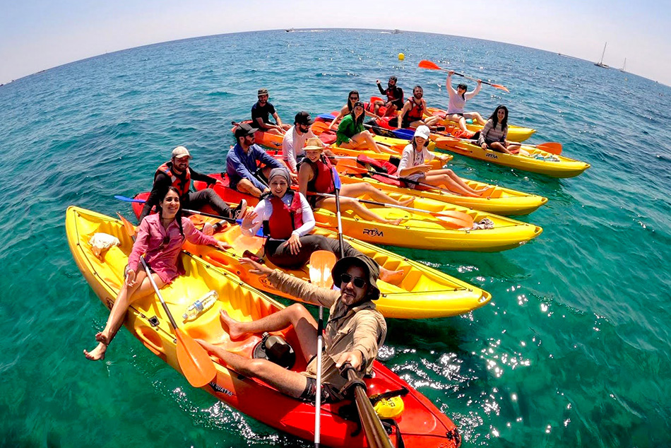 Excursión en Kayak en Sant Feliu de Guíxols
